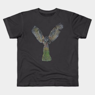 owl in watercolor Kids T-Shirt